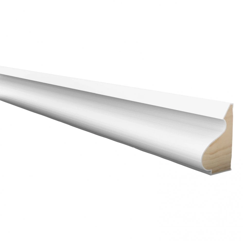 Leader 2.4m White Primed Base Cap Moulding (120093) 1 Leader 2.4m White Primed Base Cap Moulding (120093)