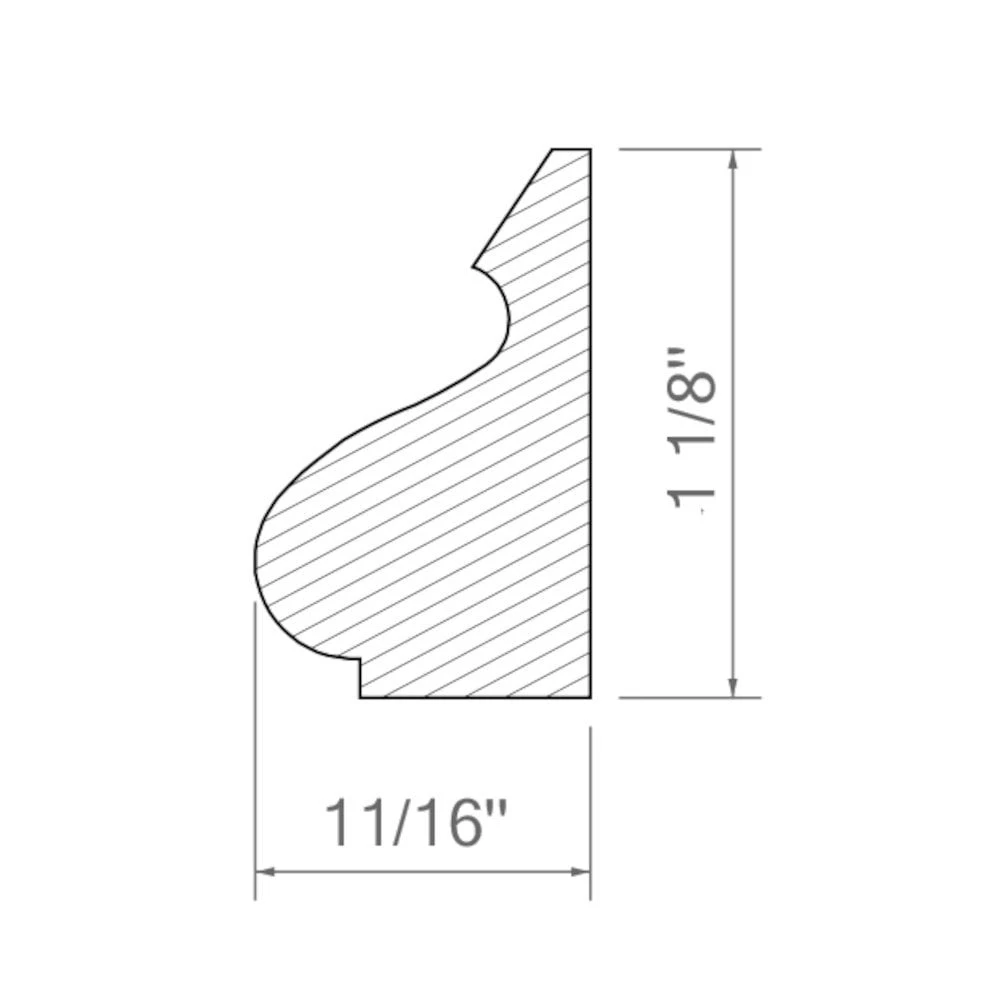 Leader 2.4m White Primed Base Cap Moulding (120093) 2 Leader 2.4m White Primed Base Cap Moulding (120093) - Image 2