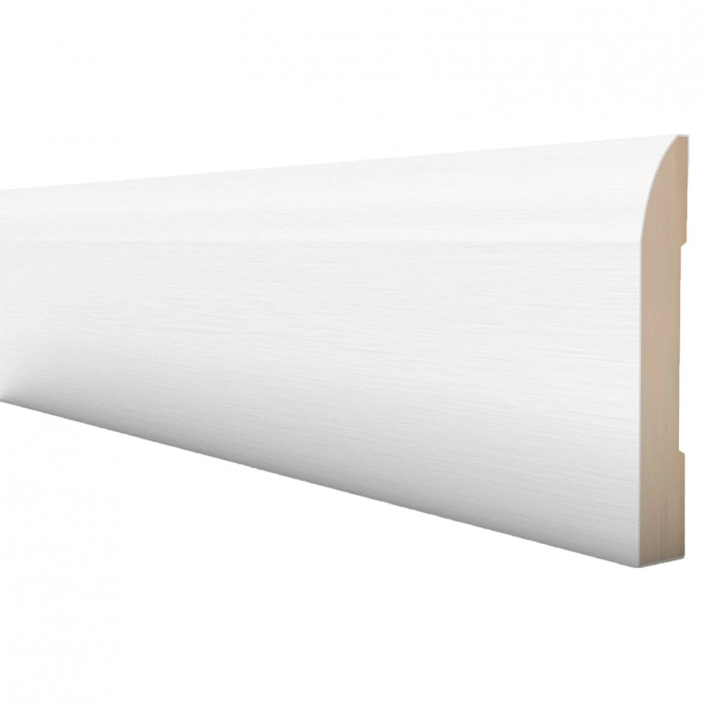 Leader 2.4m White Primed Chamfered Skirting Board (120101) 1 Leader 2.4m White Primed Chamfered Skirting Board (120101)