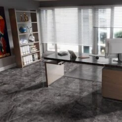 Liberty Floors Agios Scuro - Lustre Stone 8mm High Gloss Laminate Flooring (225703) -Flooring Materials agios scuro lustre stone 8mm high gloss laminate flooring 225703 p91933 208577 image