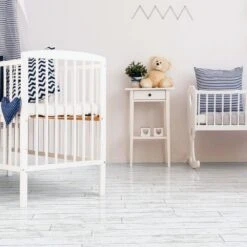 Liberty Floors Antique White - Lustre 8mm Laminate Flooring (217792) -Flooring Materials antique white lustre 8mm laminate flooring 217792 p84874 196376 image