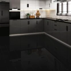 Liberty Floors Black - Lustre SPC 6mm Rigid Core Vinyl Flooring (250942) -Flooring Materials black lustre spc 6mm rigid core vinyl flooring 250942 p109180 237959 image