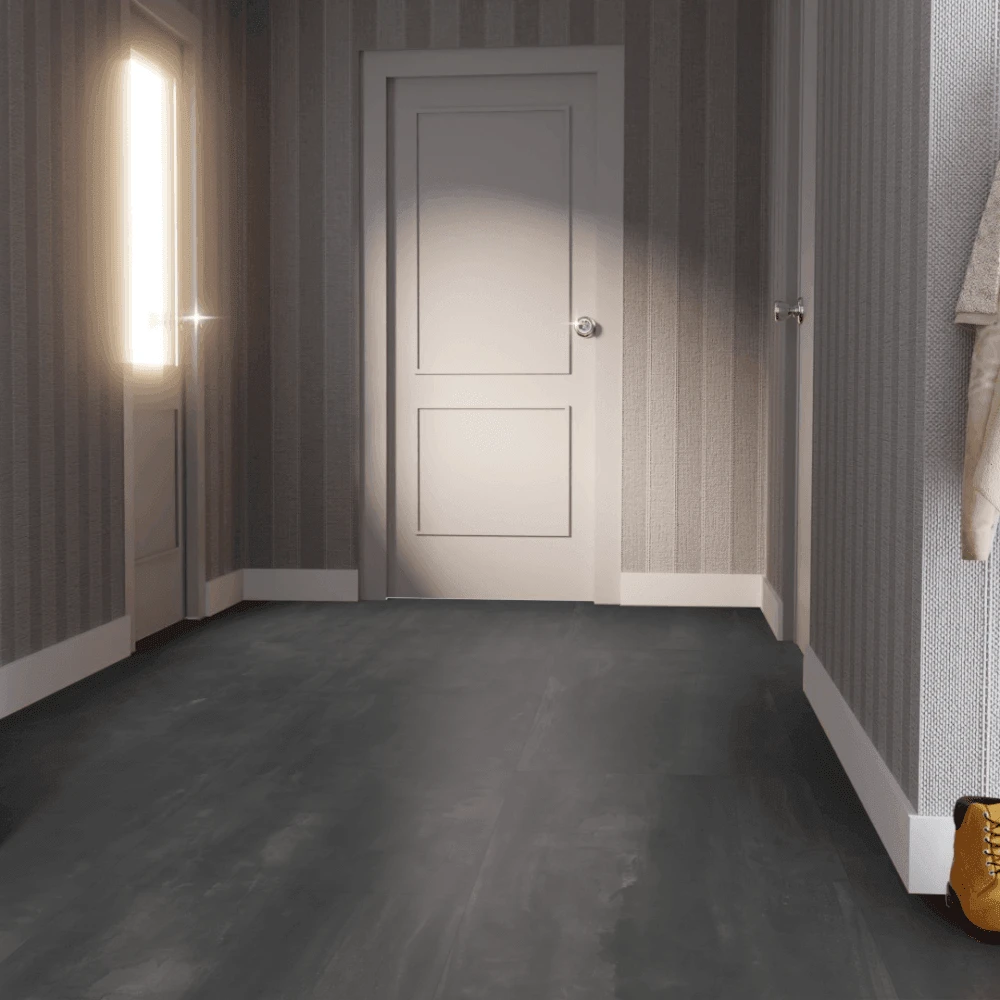 Liberty Floors Chania Anthracite - Lustre Stone 8mm High Gloss Laminate Flooring (248876) 1 Liberty Floors Chania Anthracite - Lustre Stone 8mm High Gloss Laminate Flooring (248876)