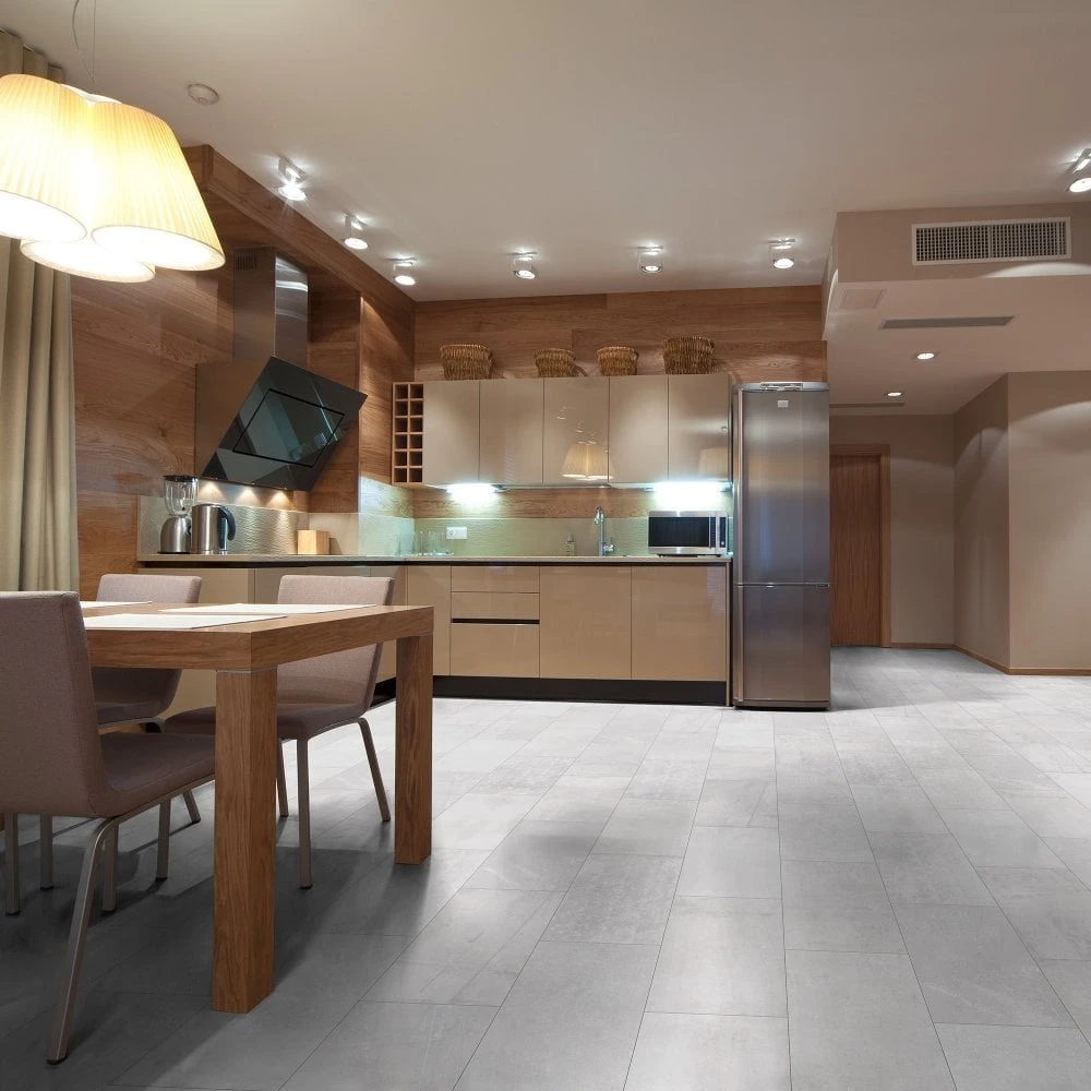 Liberty Floors Concrete White Stone - Universo 8mm Laminate Flooring (263466) 1 Liberty Floors Concrete White Stone - Universo 8mm Laminate Flooring (263466)