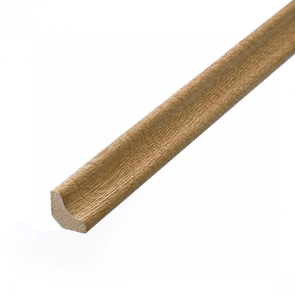 Leader Dark Oak Laminate Scotia Beading (2.4m) 1 Leader Dark Oak Laminate Scotia Beading (2.4m)