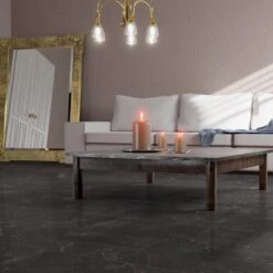 Liberty Floors Dark Pinto - Lustre Stone 8mm High Gloss Laminate Flooring (223767) -Flooring Materials dark pinto lustre stone 8mm high gloss laminate flooring 223767 p89997 207790 image