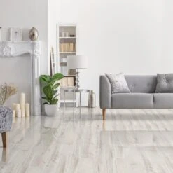 Kaindl Fresno Snow Oak - Easy Touch 8mm High Gloss Laminate Flooring (197318) -Flooring Materials fresno snow oak easy touch 8mm high gloss laminate flooring 197318 p79015 224062 image