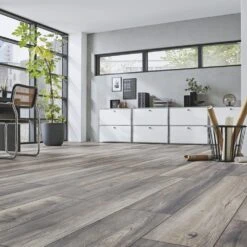 Kronotex Harbour Grey Oak - Robusto Villa 12mm Laminate Flooring (217737) -Flooring Materials harbour grey oak robusto villa 12mm laminate flooring 217737 p84819 191237 image