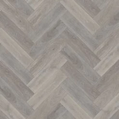 Liberty Floors Light Grey Oak - Herringbone SPC 5.5mm Rigid Core Vinyl Flooring (219444) -Flooring Materials light grey oak herringbone spc 5 5mm rigid core vinyl flooring 219444 p85860 196104 image