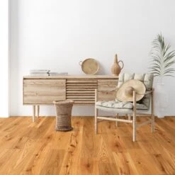 Liberty Floors Natural Oak - Classic 18mm Brushed UV Lacquer Solid Real Wood Flooring (315130) -Flooring Materials natural oak classic 18mm brushed uv lacquer solid real wood flooring 315130 p119216 242705 image