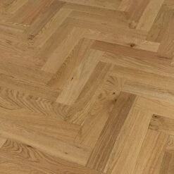 Liberty Floors Natural Oak Smoked - Herringbone Parquet 14mm Engineered Real Wood Flooring (219385) -Flooring Materials natural oak smoked herringbone parquet 14mm engineered real wood flooring 219385 p85833 201391 image