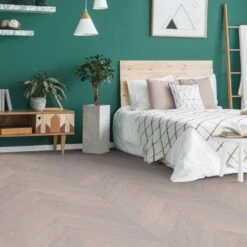 Liberty Floors Pebble Grey Oak - Chevron 15mm Engineered Real Wood Flooring (249202) -Flooring Materials pebble grey oak chevron 15mm engineered real wood flooring 249202 p108328 240896 image