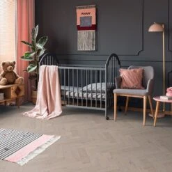 Liberty Floors Pebble Grey Oak - Herringbone Parquet 14mm Engineered Real Wood Flooring (219386) -Flooring Materials pebble grey oak herringbone parquet 14mm engineered real wood flooring 219386 p85834 207318 image