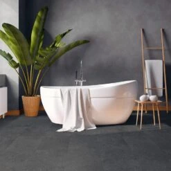 Liberty Floors Slate Black Stone - Premium Plus 6mm Rigid Core Vinyl Flooring (221002) -Flooring Materials slate black stone premium plus 6mm rigid core vinyl flooring 221002 p87274 202701 image