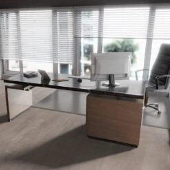 Liberty Floors Smokey Grey - Lustre 8mm High Gloss Laminate Flooring (217058) -Flooring Materials smokey grey lustre 8mm high gloss laminate flooring 217058 p84207 187685 image