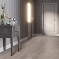 Liberty Floors Smokey Grey - Lustre 8mm High Gloss Laminate Flooring (217058) -Flooring Materials smokey grey lustre 8mm high gloss laminate flooring 217058 p84207 187686 image