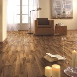 Kronotex Ticino Walnut - Superior 6mm Laminate Flooring (219527) -Flooring Materials ticino walnut superior 6mm laminate flooring 219527 p85898 196514 image