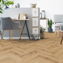Liberty Floors Toffee Oak - Manor Herringbone Parquet 14mm Engineered Real Wood Flooring (249868) -Flooring Materials toffee oak manor herringbone parquet 14mm engineered real wood flooring 249868 p108535 235977 image