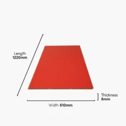 Liberty Floors Traffic Red - Lustre Flawless 8mm High Gloss Laminate Flooring (249742) -Flooring Materials traffic red lustre flawless 8mm high gloss laminate flooring 249742 p108416 236219 image