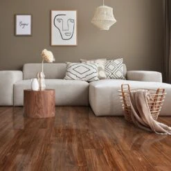 Liberty Floors Walnut - Lustre 8mm High Gloss Laminate Flooring (217785) -Flooring Materials walnut lustre 8mm high gloss laminate flooring 217785 p84867 191378 image