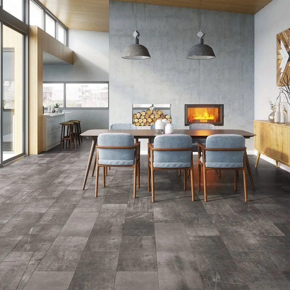 Liberty Floors Weathered Graphite - Universo 8mm Laminate Flooring (263467) 1 Liberty Floors Weathered Graphite - Universo 8mm Laminate Flooring (263467)