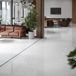 Liberty Floors White - Lustre Stone 8mm High Gloss Laminate Flooring (223770) 15 Liberty Floors White - Lustre Stone 8mm High Gloss Laminate Flooring (223770) -Flooring Materials white lustre stone 8mm high gloss laminate flooring 223770 p90000 207817 image